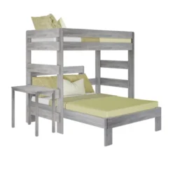 Max & Lily Farmhouse Twin Over Full L-Shaped Bunk Bed With Desk -Home Decoration Store GUEST 7790fb69 eb10 40ef b4c1 313fb062c346