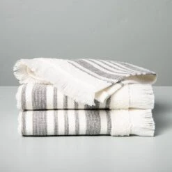 Multistripe Bath Towels Cream/Gray - Hearth & Hand™ With Magnolia -Home Decoration Store GUEST 78ade48d d25d 4e09 b83f 227a74722f75