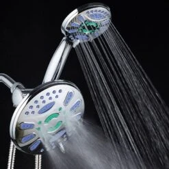 7" 48 Setting Elite High Pressure Ultra Luxury Three-Way Rainfall Shower Head Combo Chrome - AquaDance -Home Decoration Store GUEST 7a4fe077 3ef3 4ac6 9684 fad581cae371