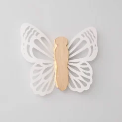 Butterfly Wood Lit Kids' Wall Decor Cream - Pillowfort™ -Home Decoration Store GUEST 7b038660 261a 42af 8baa 03a5b9a54a2c