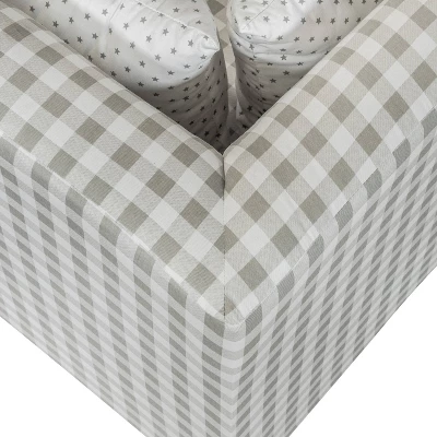 Tibbetts Kids' Sectional With Ottoman Gray/White - HOMES: Inside + Out 6 Tibbetts Kids' Sectional With Ottoman Gray/White - HOMES: Inside + Out - Image 6