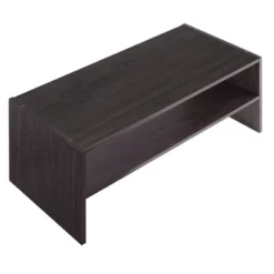 Whitmor 24" Stackable Wide 2 Shelf Storage Organizer Brown