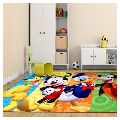 5'x7' Mickey Mouse & Friends Rug 1 5'x7' Mickey Mouse & Friends Rug