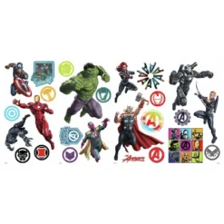Classic Avengers Peel And Stick Wall Decal - RoomMates -Home Decoration Store GUEST 7b6eebcd da6b 4497 ab3d 0859c11c02d7