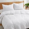 Puredown Lightweight Breathable 75% White Down Comforter Duvet Insert, Cooling Oversized Blanket