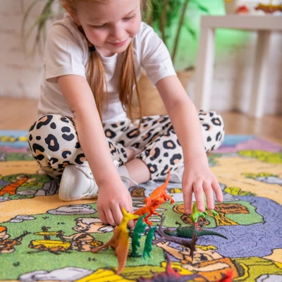 KC CUBS | The Flintstones Boy & Girl Kids City Road Car Vehicle Traffic Educational Learning & Game Play Nursery Classroom Rug Carpet 4 KC CUBS | The Flintstones Boy & Girl Kids City Road Car Vehicle Traffic Educational Learning & Game Play Nursery Classroom Rug Carpet - Image 4