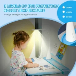 Qaba Kids Table And Chair Set, Activity Desk With USB Lamp, Storage Drawer For Study, Activities, Arts, Or Crafts -Home Decoration Store GUEST 7d76b4f1 d972 41c7 bff8 df073287cfcb