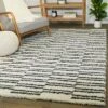 Forbes Striped Shag Kids' Rugs White - Balta Rugs