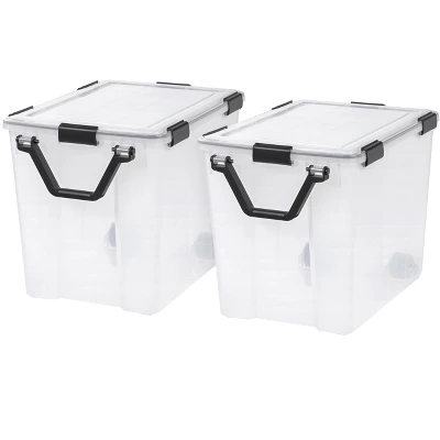 IRIS USA WEATHERPRO Airtight Plastic Storage Bin With Lid And Seal And Secure Latching Buckles 8 IRIS USA WEATHERPRO Airtight Plastic Storage Bin With Lid And Seal And Secure Latching Buckles - Image 8