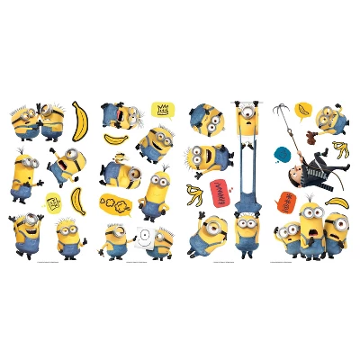Minions 2 Peel And Stick Wall Decals - RoomMates 1 Minions 2 Peel And Stick Wall Decals - RoomMates