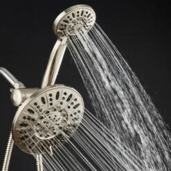 7" 48 Setting High Pressure Luxury Three-Way Rainfall/Handheld Shower Head Combo - AquaDance -Home Decoration Store GUEST 81280891 1a9b 449b a34d 296508387eee