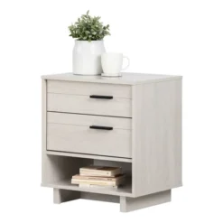 Fynn Nightstand With Cord Catcher - South Shore 16 Fynn Nightstand With Cord Catcher - South Shore -Home Decoration Store GUEST 824761c5 6f58 4218 a569 6095a748808c