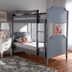 Twin Mariana Wood Bunk Bed Gray - Baxton Studio 8 Twin Mariana Wood Bunk Bed Gray - Baxton Studio -Home Decoration Store GUEST 84c2aee3 4a51 4727 813c 683b8cf0a40d