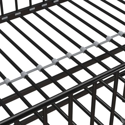 Twin Kaila Metal Loft Bed Black - Room & Joy 9 Twin Kaila Metal Loft Bed Black - Room & Joy - Image 9