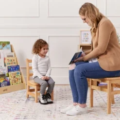 ECR4Kids Three Rung Ladderback Chair, Classroom Seating, Natural, 2-Pack -Home Decoration Store GUEST 866d3303 bfbb 424c 9e86 cbc373f08f03