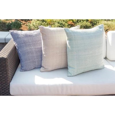 C&F Home 20" X 20" Chambray Dune Indoor / Outdoor Throw Pillow 2 C&F Home 20" X 20" Chambray Dune Indoor / Outdoor Throw Pillow - Image 2