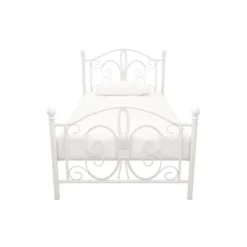 Twin Kids' Bombay Metal Bed White - Room & Joy -Home Decoration Store GUEST 87b8d0c6 7266 4a3c 86cb 83b88000ed40