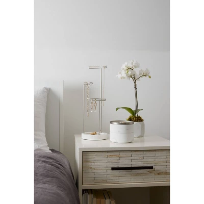 Tesora Jewelry Box White - Umbra 11 Tesora Jewelry Box White - Umbra - Image 11