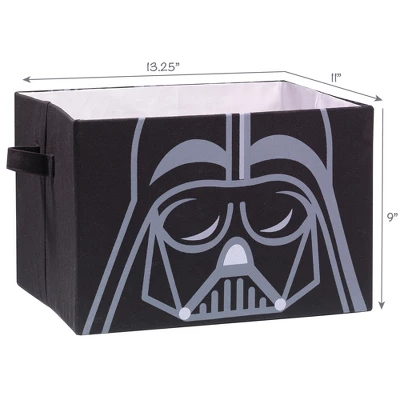 Lambs & Ivy Star Wars Darth Vader Foldable/Collapsible Storage Bin Organizer 1 Lambs & Ivy Star Wars Darth Vader Foldable/Collapsible Storage Bin Organizer