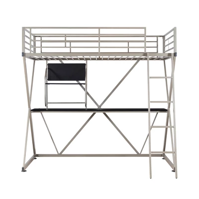 Zachary Loft Bed Pewter - Powell 2 Zachary Loft Bed Pewter - Powell - Image 2