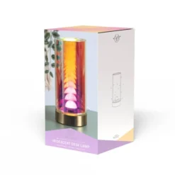 Teen Iridescent Cylinder LED Novelty Table Lamp - West & Arrow -Home Decoration Store GUEST 8b1945d5 d718 430f ac81 7284267df2a2