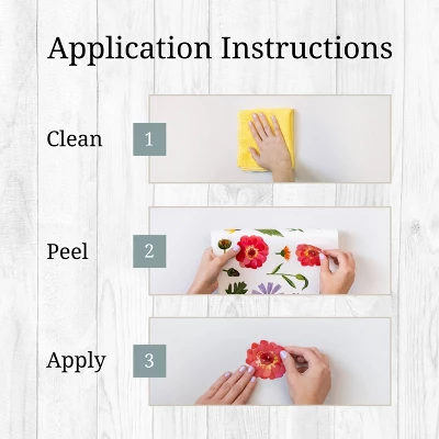 Watercolor Wildflowers Wall Decor - Decalcomania 6 Watercolor Wildflowers Wall Decor - Decalcomania - Image 6