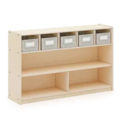 Guidecraft EdQ Shelves And 5 Bin Storage Unit - 30" -Home Decoration Store GUEST 8b8ae97a 9419 4169 bf77 2913bd313991