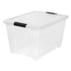 IRIS Stack And Pull Storage Bin With Lid Clear -Home Decoration Store GUEST 8c348ad3 be60 4c98 a502 274564e7d795