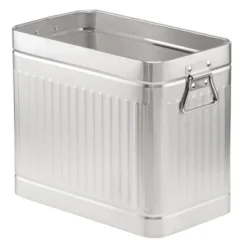 MDesign Metal Rectangle Trash Can Wastebasket, Garbage Bin, Handles 17 MDesign Metal Rectangle Trash Can Wastebasket, Garbage Bin, Handles -Home Decoration Store GUEST 8cdf5296 bc86 48dd 938d a907925dc519