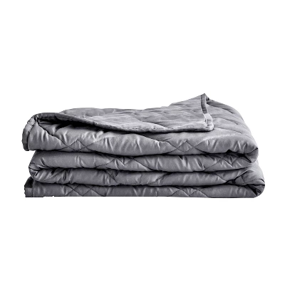 50"x60" 10lbs Tencel Weighted Throw Blanket Gray - Rejuve 2 50"x60" 10lbs Tencel Weighted Throw Blanket Gray - Rejuve - Image 2