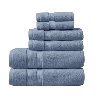 6pc Plume Cotton Feather Touch Antimicrobial Bath Towel Set - Beautyrest 6 6pc Plume Cotton Feather Touch Antimicrobial Bath Towel Set - Beautyrest - Image 6