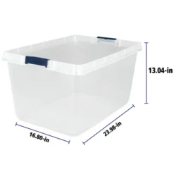 Home Logic 66qt 6pk Storage Bins Clear -Home Decoration Store GUEST 8d3c57bc 02c0 48ff 9d6f 2b3699b18764