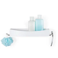 Clever Flip Shower Basket Or Shelf White - Better Living Products