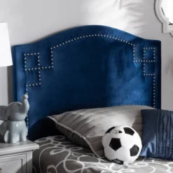 Twin Aubrey Velvet Headboard Blue - Baxton Studio 6 Twin Aubrey Velvet Headboard Blue - Baxton Studio -Home Decoration Store GUEST 90f51a28 dda2 4c01 8e9b 427a28b60be9