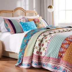Thalia Cotton Quilt Set Multicolor By Greenland Home Fashion -Home Decoration Store GUEST 936f914b 71f7 4028 956e a90aef4b8ed5