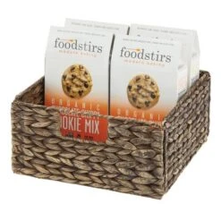 MDesign Hyacinth Kitchen Storage Basket With Handles, 4 Pack -Home Decoration Store GUEST 93a9ff80 a564 4c36 a2e0 cb53ee579746