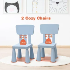 Costway Kids Table & 2 Chairs Set Toddler Activity Play Dining Study Desk Baby Gift -Home Decoration Store GUEST 93e31d8d aa1b 44e1 9400 d57eea9dbb05