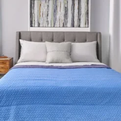 Twin Cool & Clean Bed Blanket Blue Fog - Sealy 6 Twin Cool & Clean Bed Blanket Blue Fog - Sealy -Home Decoration Store GUEST 9485078b 4699 4330 be00 ca9139261ec6