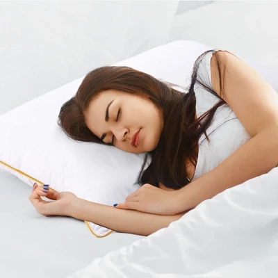 Cheer Collection Luxurious Gel Fiber Filled Bed Pillows Set Of 2 4 Cheer Collection Luxurious Gel Fiber Filled Bed Pillows Set Of 2 - Image 4