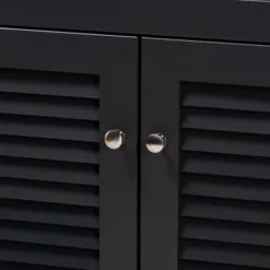 Shelf Wood Shoe Storage Cabinet With Drawer Coolidge Finished Dark Gray - Baxton Studio -Home Decoration Store GUEST 97fc8b8d 4c23 4fa9 a6f6 21bb6672722c