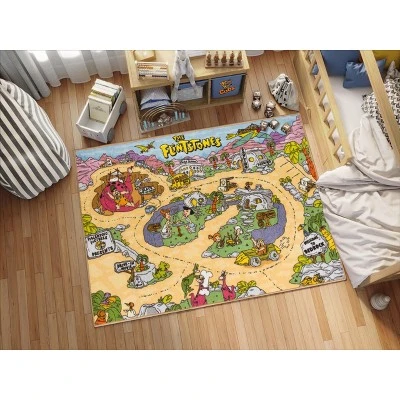 KC CUBS | The Flintstones Boy & Girl Kids City Road Car Vehicle Traffic Educational Learning & Game Play Nursery Classroom Rug Carpet 2 KC CUBS | The Flintstones Boy & Girl Kids City Road Car Vehicle Traffic Educational Learning & Game Play Nursery Classroom Rug Carpet - Image 2