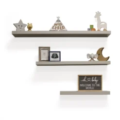 Slimline Low Profile Floating Shelf For Kids' Room - InPlace -Home Decoration Store GUEST 9a74dae5 8d32 4916 bab3 a5057713f959