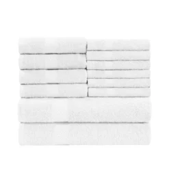Absorbent Eco-Friendly Cotton Assorted 12-Piece Bath, Hand, Face Towel Set By Blue Nile Mills 33 Absorbent Eco-Friendly Cotton Assorted 12-Piece Bath, Hand, Face Towel Set By Blue Nile Mills -Home Decoration Store GUEST 9bbb92c7 34b7 4449 8a76 5b103a713fba