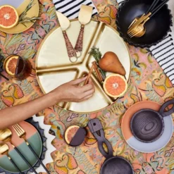 5pc Stainless Steel Silverware Set Black/Gold - Opalhouse™ Designed With Jungalow™ -Home Decoration Store GUEST 9c600b8c 28d5 45e2 a4c3 ad1088a92ce8