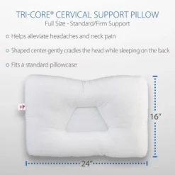Core Products Tri-Core Orthopedic Cervical Neck Support Pillow -Home Decoration Store GUEST 9cfcc601 36f9 4b85 b043 2d0bfe8fb871