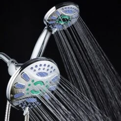 7" 48 Setting Elite High Pressure Ultra Luxury Three-Way Rainfall Shower Head Combo Chrome - AquaDance -Home Decoration Store GUEST 9d5a6456 5ac2 4817 9ef3 ec4f629fe20f
