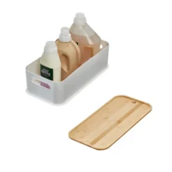 Large Handled Bin With Bamboo Lid Coconut - IDESIGN 6 Large Handled Bin With Bamboo Lid Coconut - IDESIGN -Home Decoration Store GUEST 9eed0919 60a5 4097 8ddc fe9de675ad03