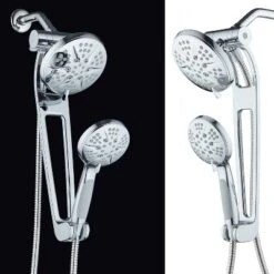 6" 48 Setting Hotelspa Aquabar High Pressure Luxury Three-Way Handheld Shower Head Combo Chrome - AquaDance 9 6" 48 Setting Hotelspa Aquabar High Pressure Luxury Three-Way Handheld Shower Head Combo Chrome - AquaDance -Home Decoration Store GUEST 9eee6092 faf8 4cce 93b6 333daa7455c5