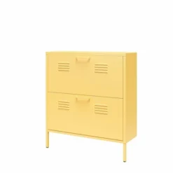 Cache 2 Door Shoe Storage Cabinet Yellow - Novogratz -Home Decoration Store GUEST 9fe4e3ac 9a5c 4ebd be87 4a2428cffa5a