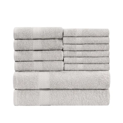 Absorbent Eco-Friendly Cotton Assorted 12-Piece Bath, Hand, Face Towel Set By Blue Nile Mills 15 Absorbent Eco-Friendly Cotton Assorted 12-Piece Bath, Hand, Face Towel Set By Blue Nile Mills - Image 15